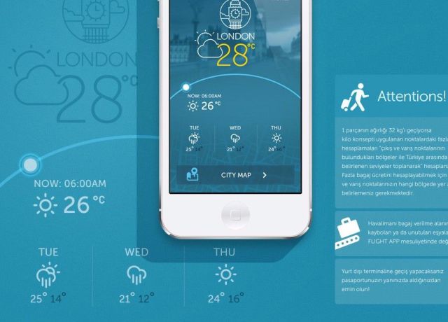 <b>天气预报应用</b>